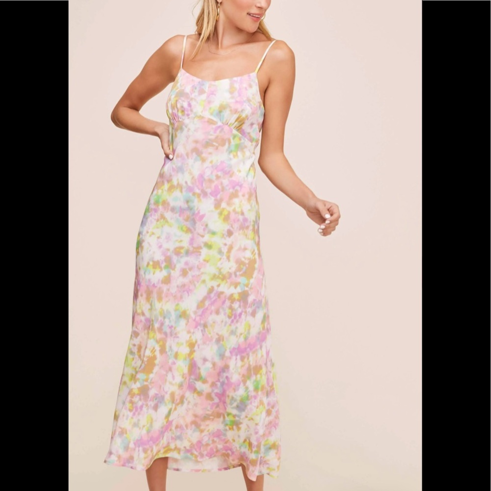 ASTR: CHARISMA TIE DYE MIDI DRESS - Picture 8 of 8
